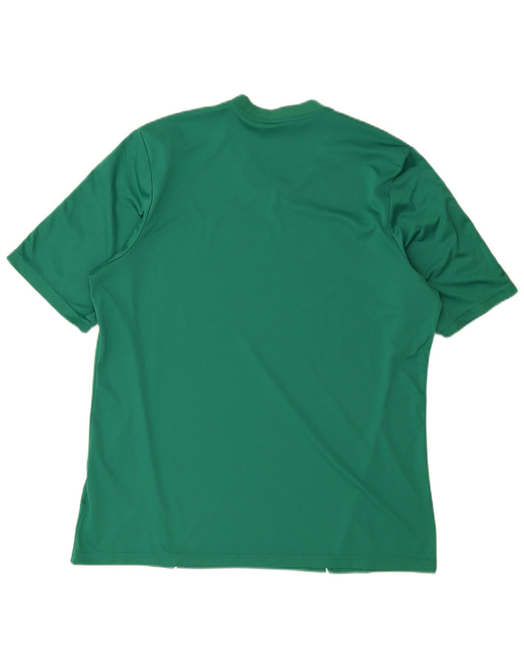 Adidas Mens T-Shirt Top XL Green Polyester