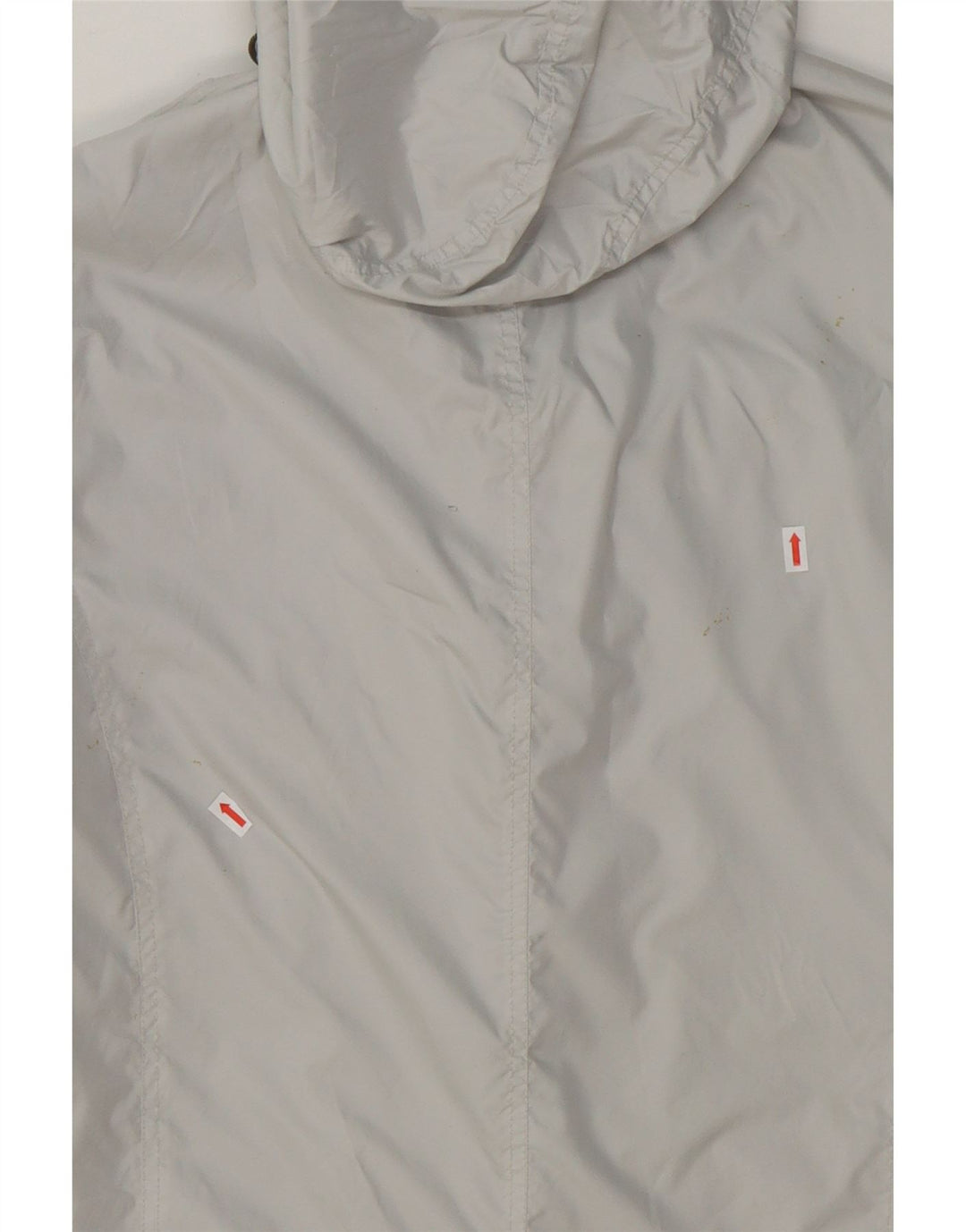 CALVIN KLEIN Mens Hooded Utility Jacket UK 36 Small Grey Polyester Vintage Calvin Klein and Second-Hand Calvin Klein from Messina Hembry 