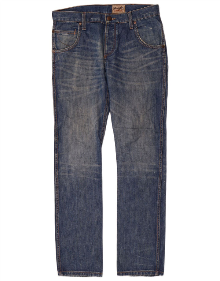 Wrangler Mens Spencer Slim Jeans W32 L34 Blue Cotton