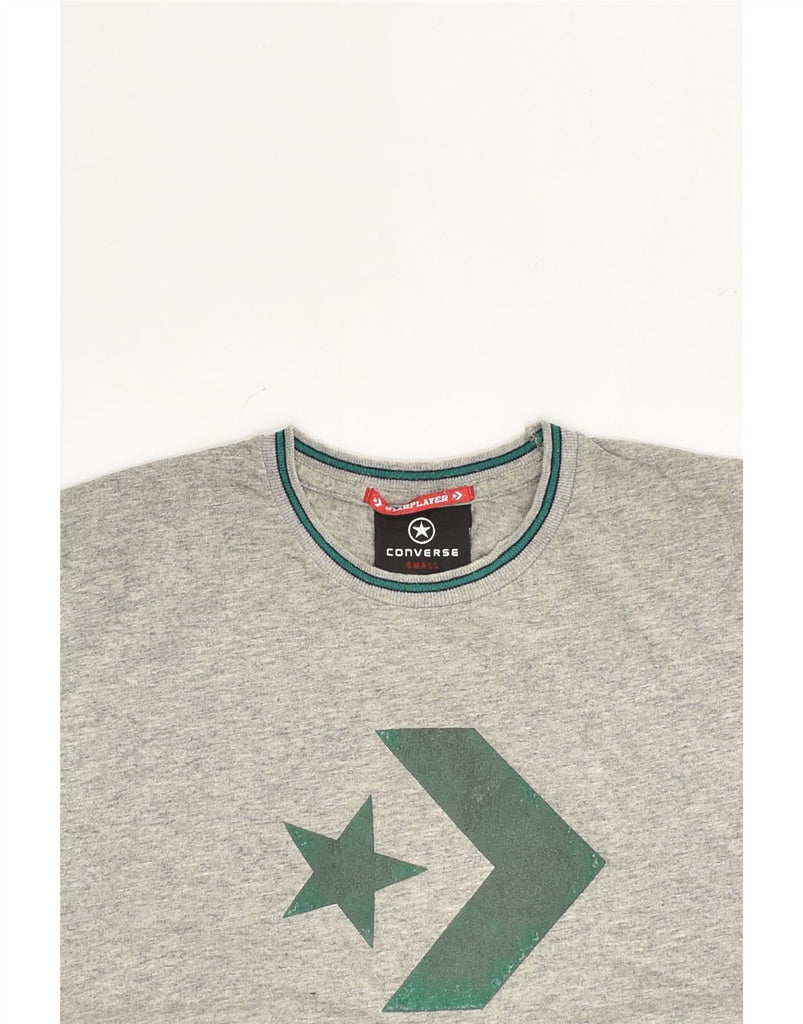 CONVERSE Mens Graphic T-Shirt Top Small Grey | Vintage Converse | Thrift | Second-Hand Converse | Used Clothing | Messina Hembry 