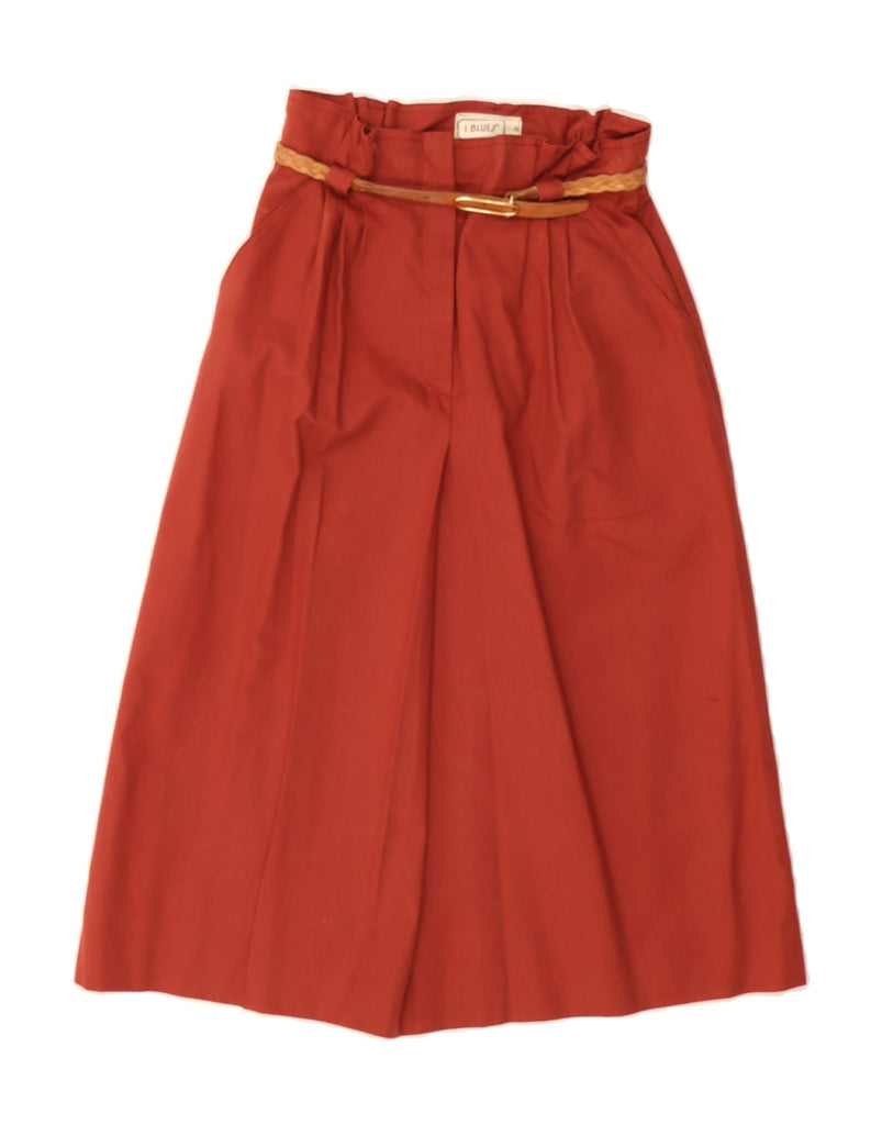 I BLUES Womens A-Line Skirt IT 40 Small W24 Red Vintage i Blues and Second-Hand i Blues from Messina Hembry 