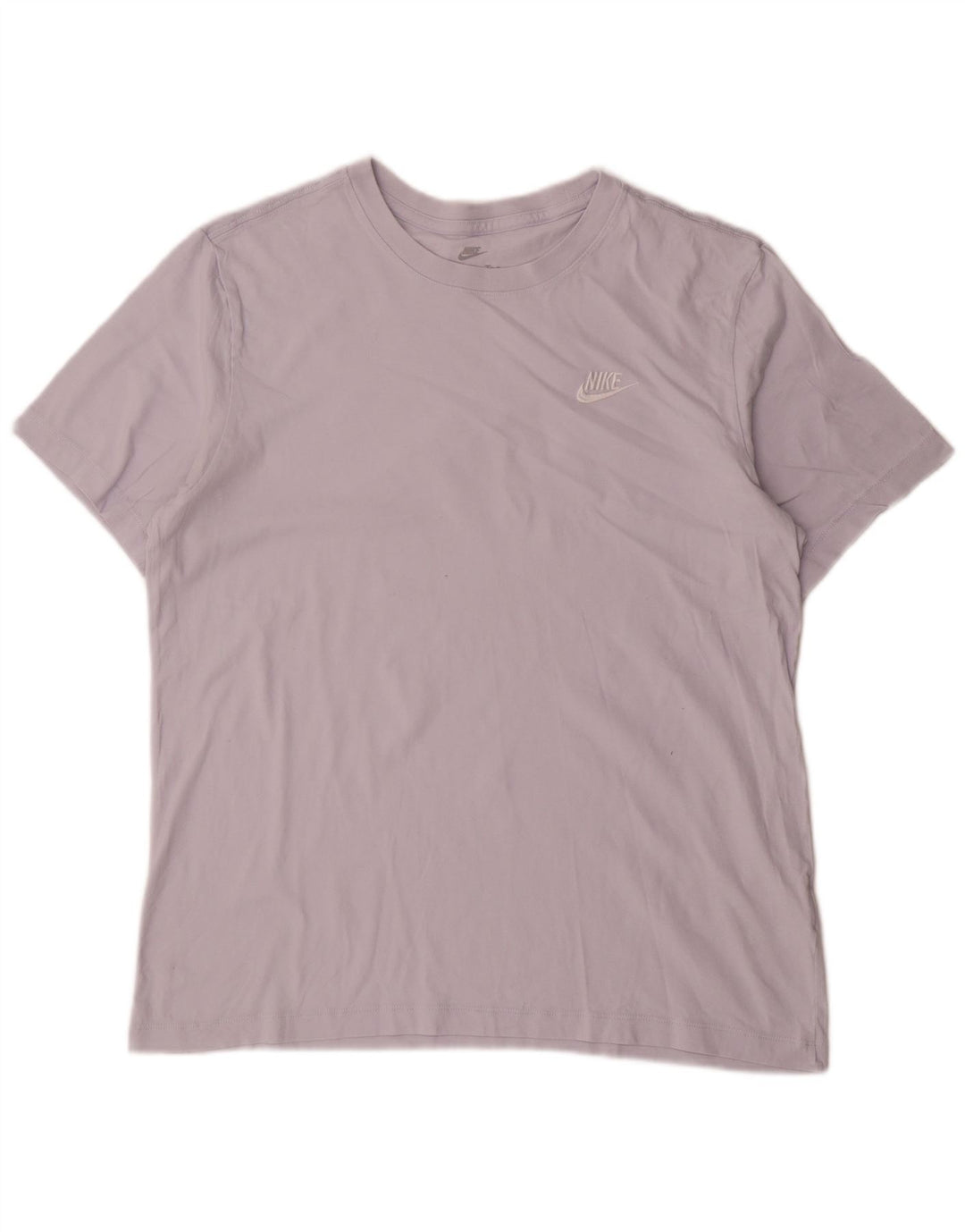Nike Mens T-Shirt Top Large Purple Cotton