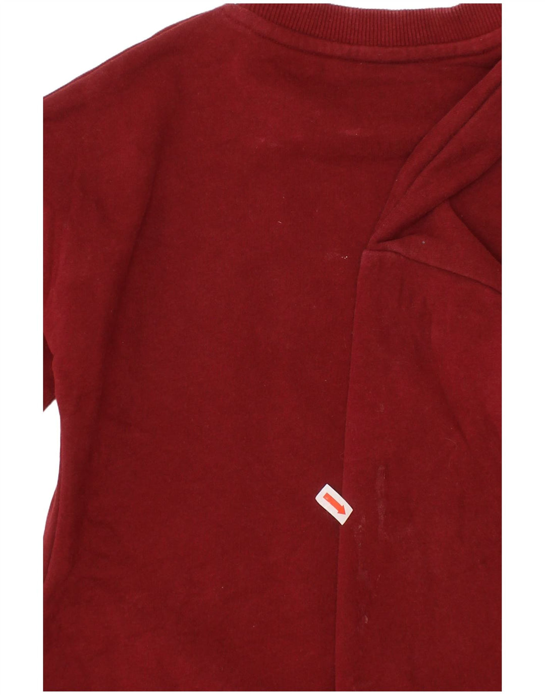 FERRARI Boys Sweatshirt Jumper 5-6 Years Burgundy Cotton