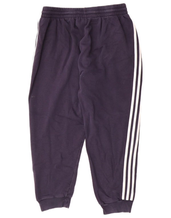 Adidas Mens Tracksuit Trousers Joggers XL  Navy Blue Cotton