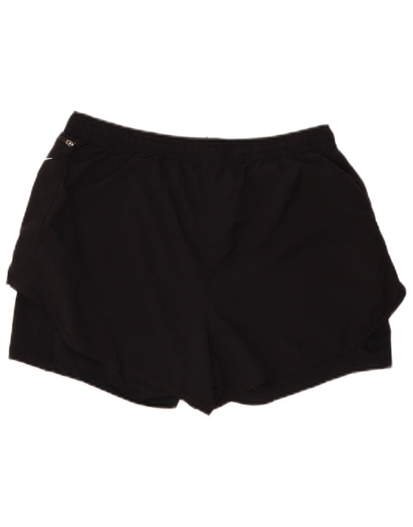 Nike Womens Dri Fit Sport Shorts UK 14 Large Black