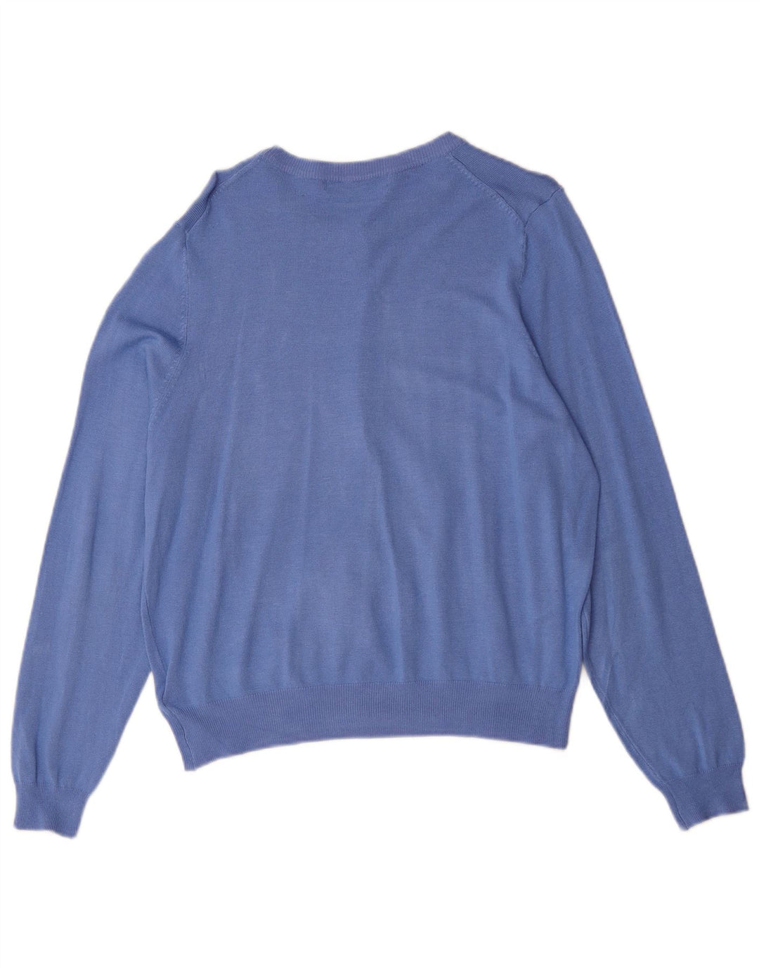 Marks & Spencer Womens Cardigan Sweater UK 16 Large Blue Viscose