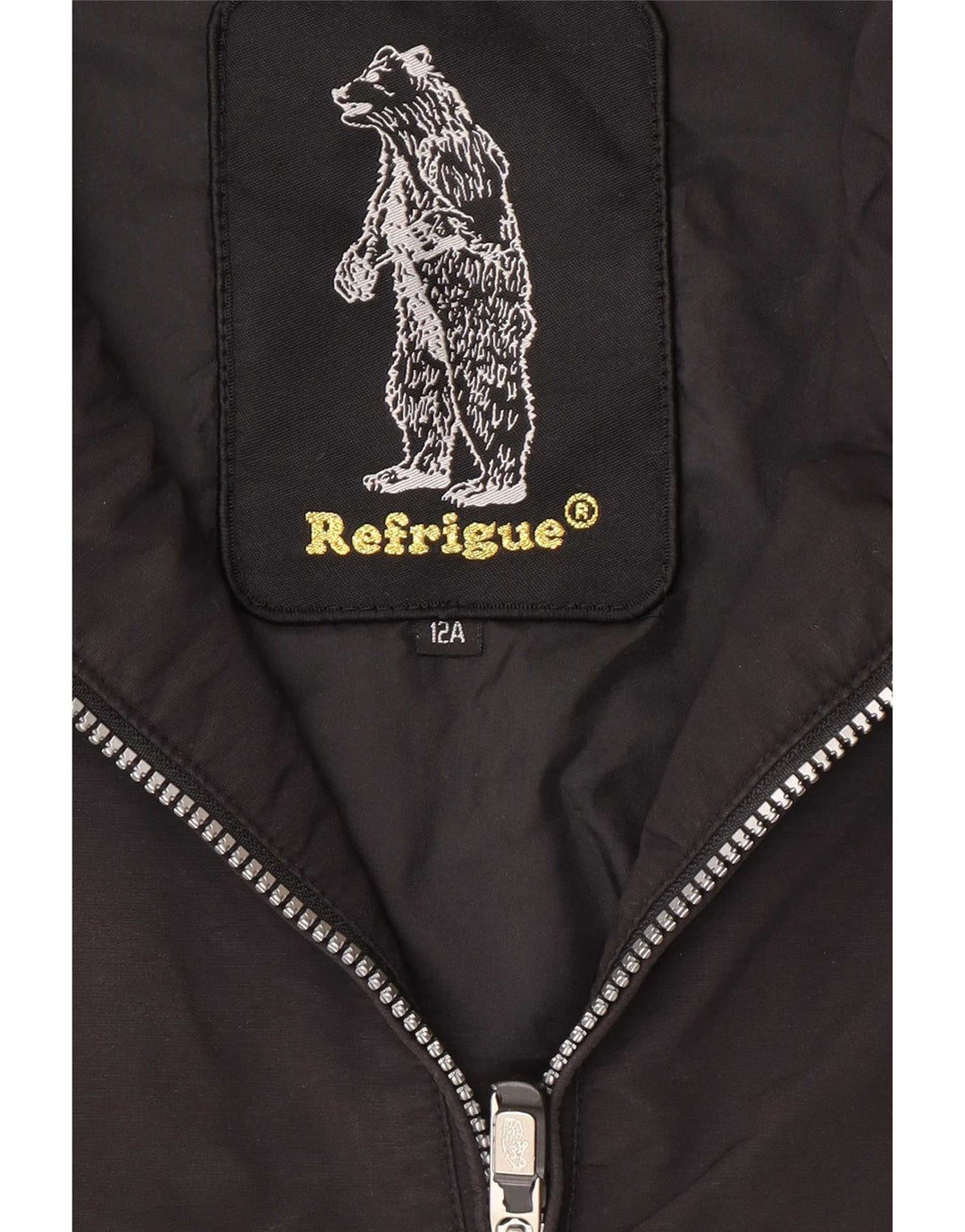Refrigue Boys Bomber Jacket 13-14 Years Black Nylon