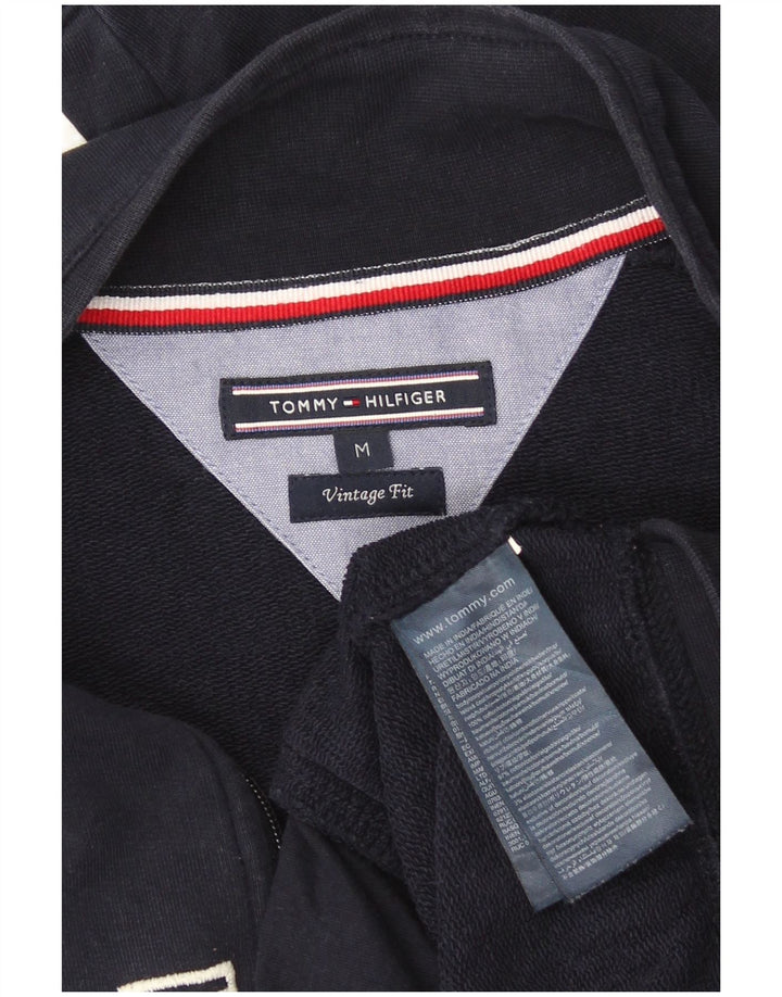 Tommy Hilfiger Mens Vintage Fit Tracksuit Top Jacket Medium Navy Blue