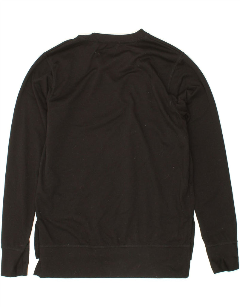 EDDIE BAUER Womens Sweatshirt Jumper UK 10 Small Black Vintage Eddie Bauer and Second-Hand Eddie Bauer from Messina Hembry 