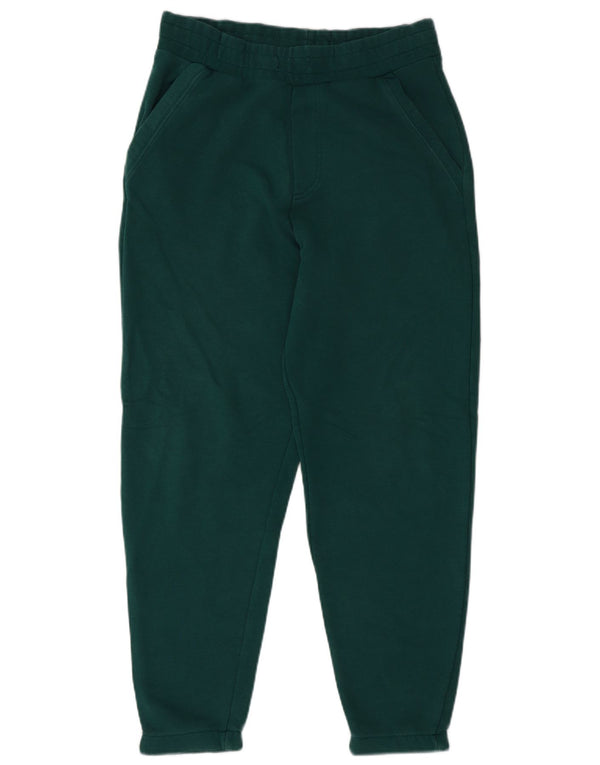 Zara Mens Tracksuit Trousers Joggers Small  Green Cotton