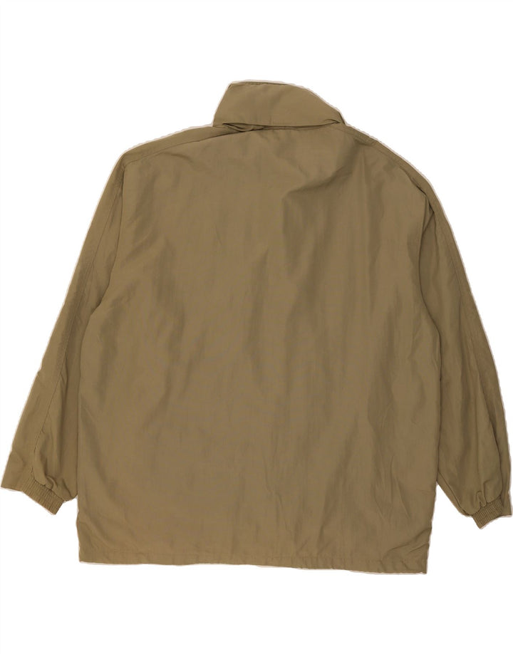 DIADORA Mens Rain Jacket UK 42 XL Khaki Polyamide Vintage Diadora and Second-Hand Diadora from Messina Hembry 