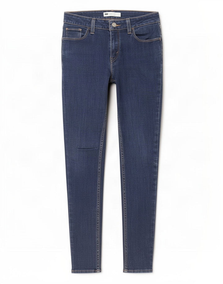 Levi's Womens Legging Cropped Jeans W29 L26 Blue Cotton