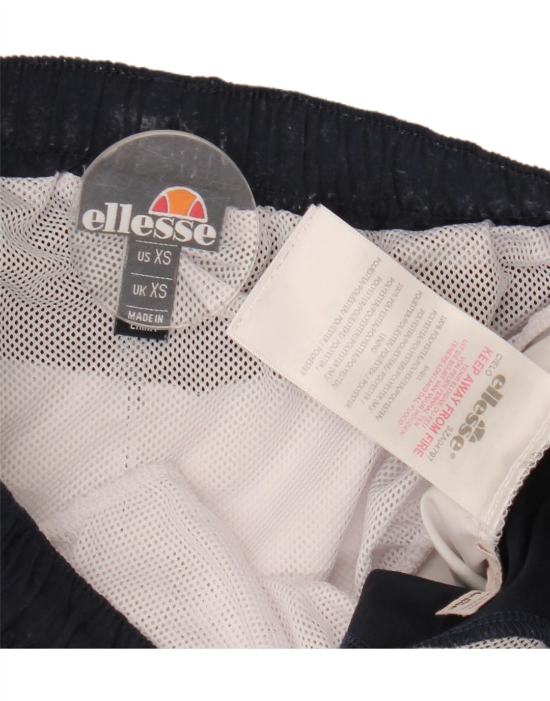Ellesse Mens Swimming Shorts XS  Multicoloured Colourblock Polyester