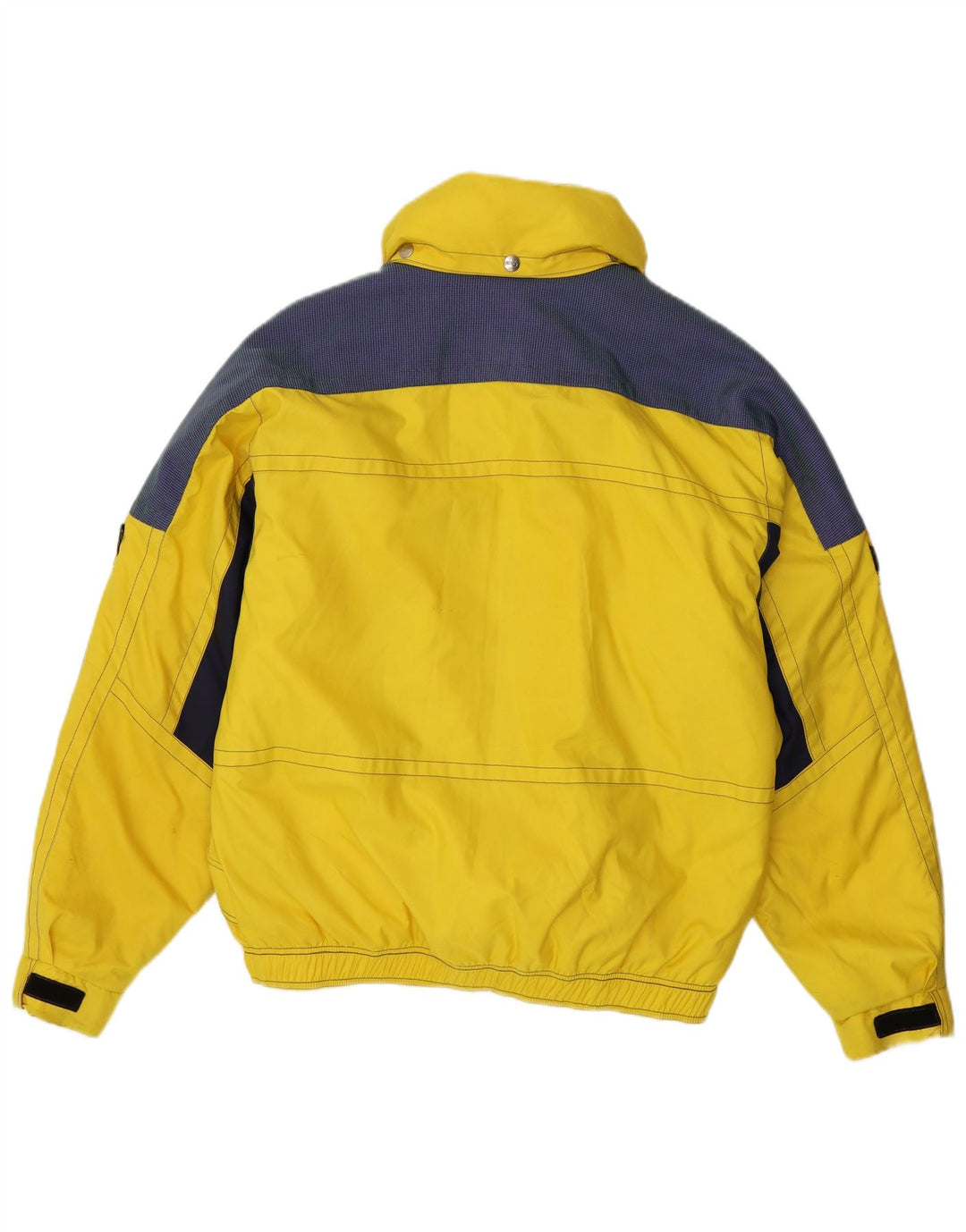 Dubin Mens Graphic Ski Jacket IT 50 Large Yellow Colourblock Polyester