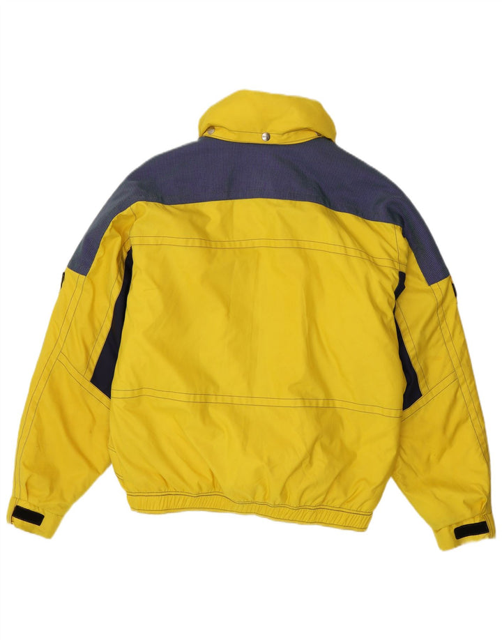 Dubin Mens Graphic Ski Jacket IT 50 Large Yellow Colourblock Polyester