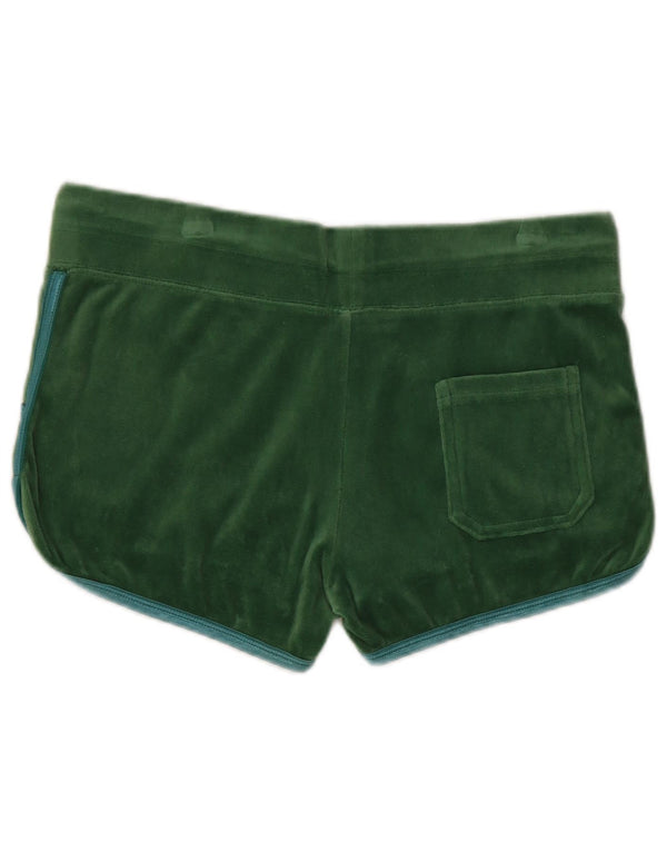 Benetton Womens Sport Shorts UK 14 Large  Green