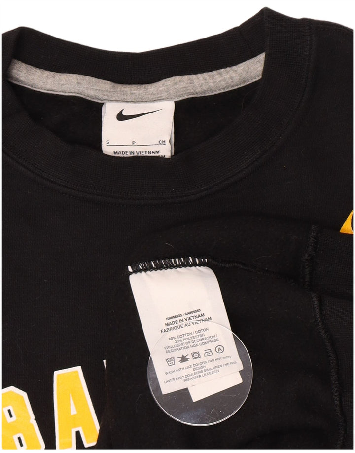 Nike Mens Baylor Bears Graphic Sweatshirt Jumper Small Black Cotton