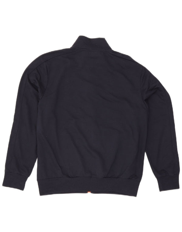 Umbro Mens Tracksuit Top Jacket Medium Navy Blue Polyester