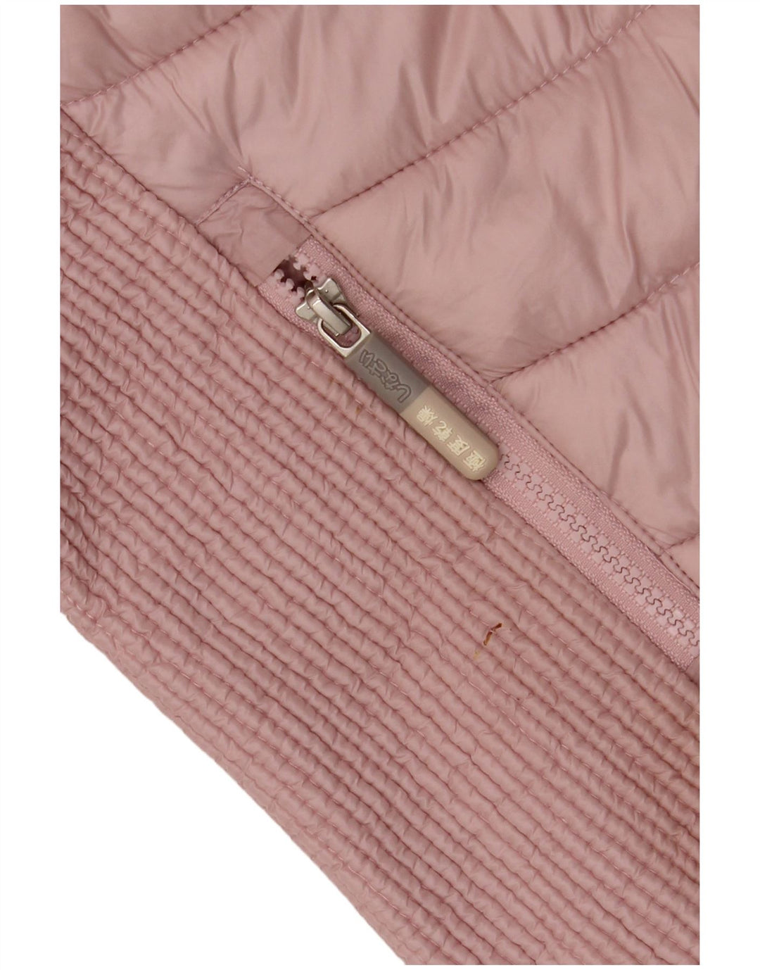 SUPERDRY Womens Padded Jacket UK 16 Large  Pink Nylon