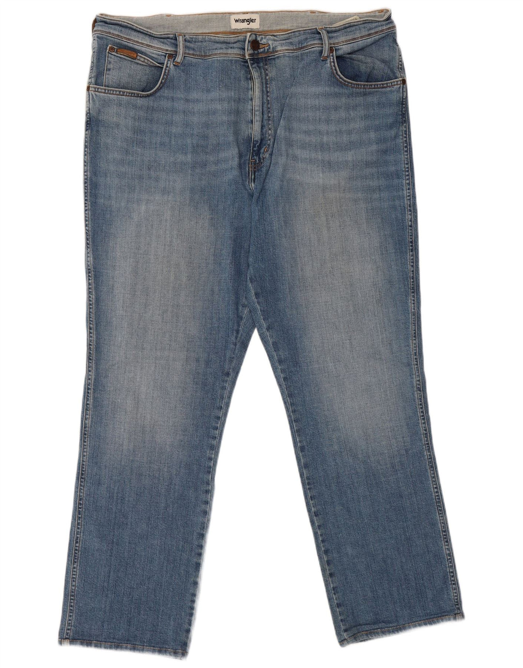 Wrangler Mens Texas Straight Jeans W40 L32 Blue Cotton