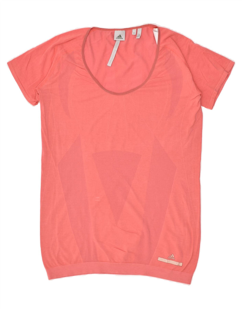 ADIDAS Womens Stella McCartney T-Shirt Top UK 12 Medium Pink Modal | Vintage Adidas | Thrift | Second-Hand Adidas | Used Clothing | Messina Hembry 