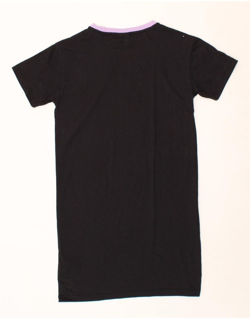 CHAMPION Girls Graphic T-Shirt Dress 9-10 Years Black Cotton Vintage Champion and Second-Hand Champion from Messina Hembry 