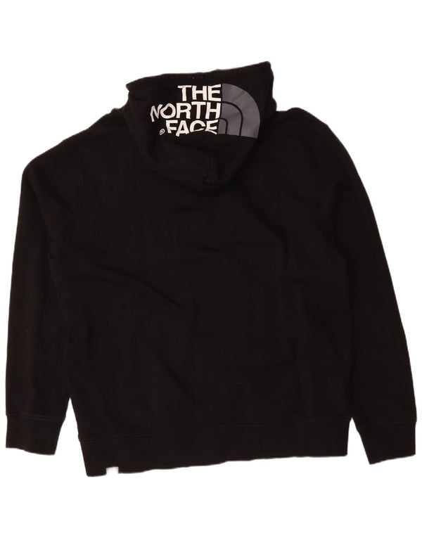 The North Face Mens Graphic Hoodie Jumper 2XL Black Cotton