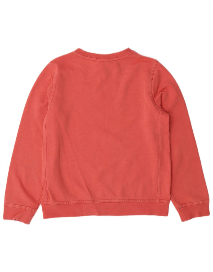 NIKE Girls Sweatshirt Jumper 10-11 Years Medium Pink Cotton