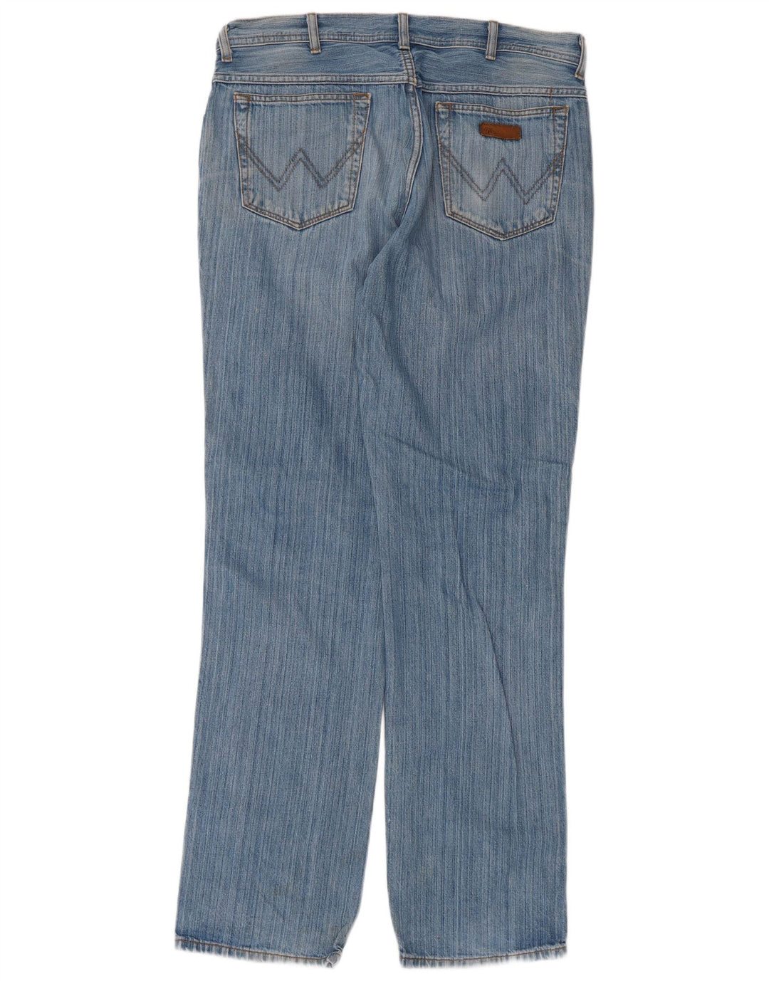 Wrangler Mens Texas Straight Jeans W36 L34 Blue Cotton
