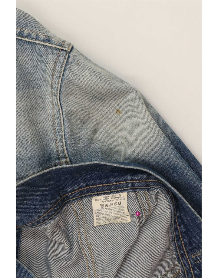 Diesel Mens Denim Jacket UK 42 XL Blue Cotton