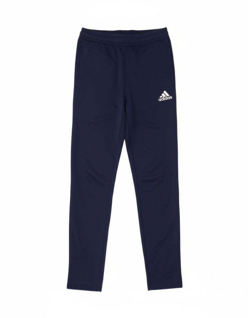 ADIDAS Boys Climacool Tracksuit Trousers 15-16 Years  Navy Blue Polyester Vintage Adidas and Second-Hand Adidas from Messina Hembry 