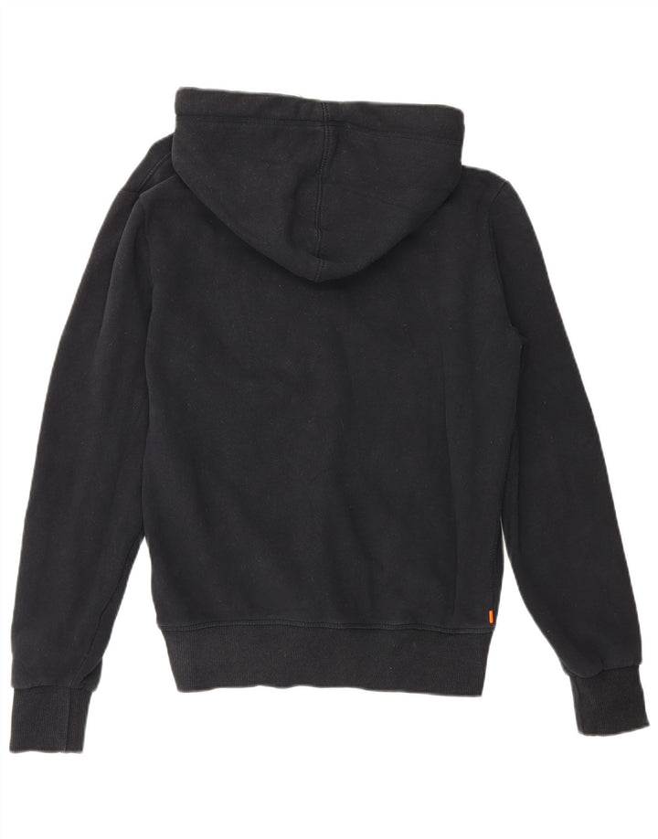 Superdry Mens Graphic Hoodie Jumper Medium Black Cotton