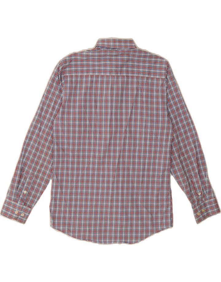 TOMMY HILFIGER Boys Shirt 15-16 Years Blue Check Cotton Vintage Tommy Hilfiger and Second-Hand Tommy Hilfiger from Messina Hembry 
