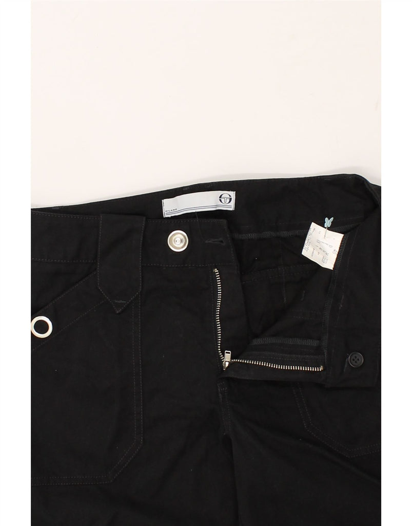 SERGIO TACCHINI Womens Milano Straight Jeans IT 40 Small W29 L32 Black | Vintage Sergio Tacchini | Thrift | Second-Hand Sergio Tacchini | Used Clothing | Messina Hembry 