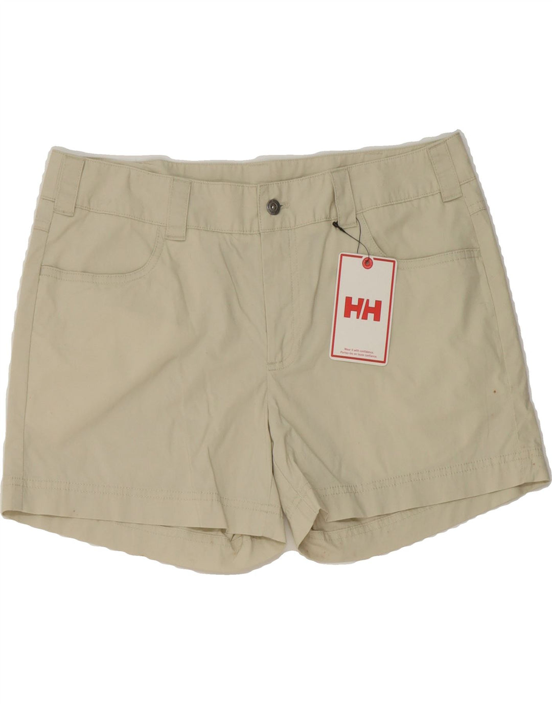HELLY HANSEN Womens Casual Shorts W30 Medium Beige Cotton Vintage Helly Hansen and Second-Hand Helly Hansen from Messina Hembry 