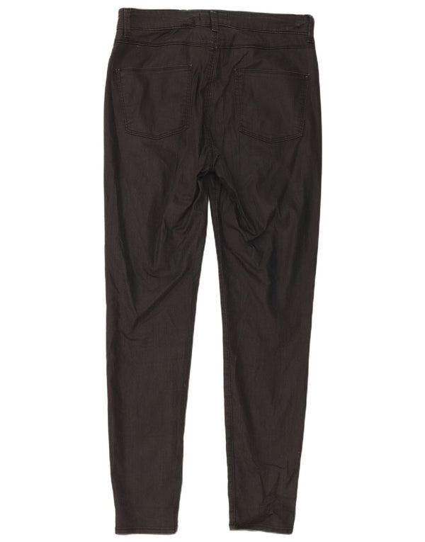 Marks & Spencer Womens Skinny Jeans UK 12 Medium W30 L29 Black Cotton