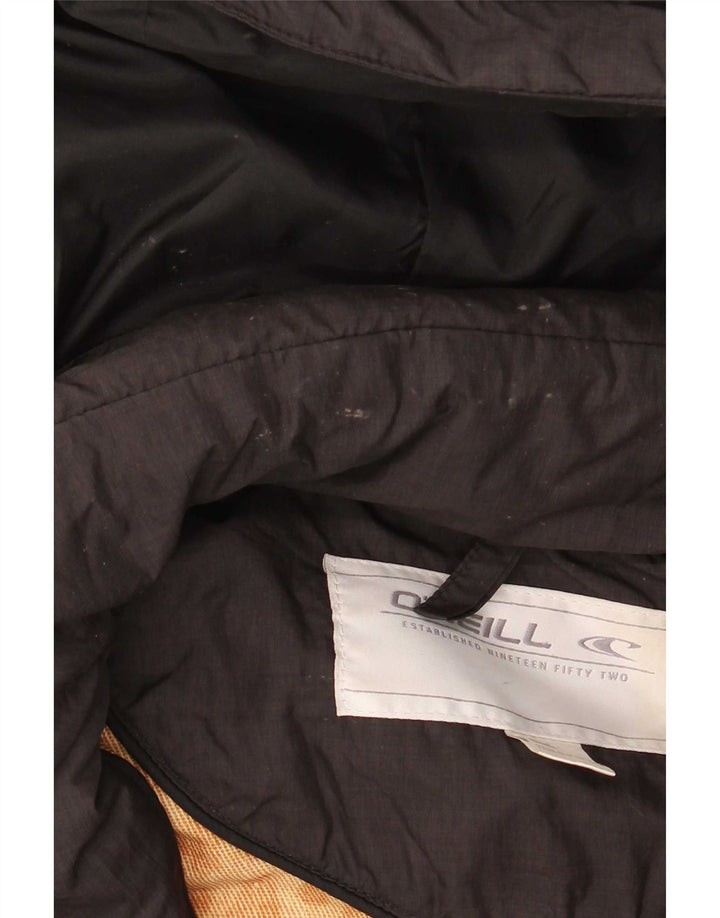 O'Neill Womens Hooded Padded Coat UK 10 Small Black Polyamide