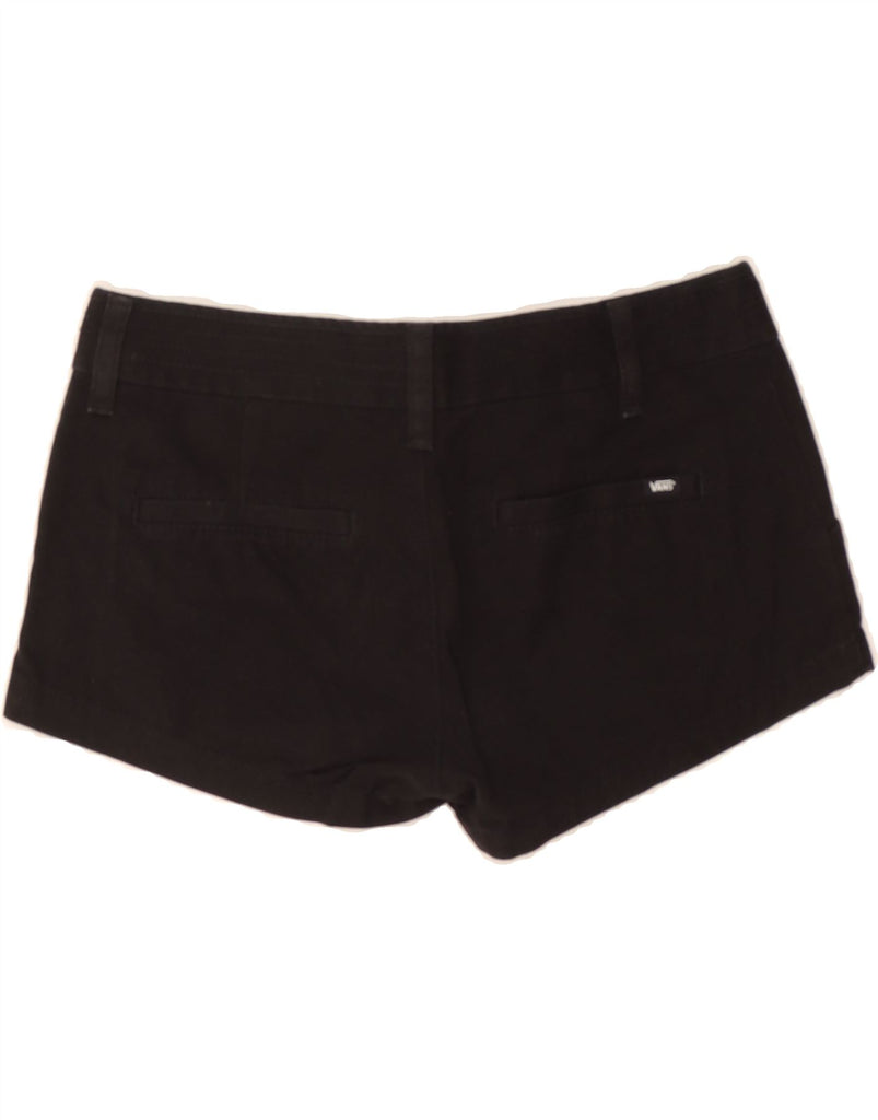 VANS Womens Casual Shorts US 0 XS W28 Black Cotton Vintage Vans and Second-Hand Vans from Messina Hembry 