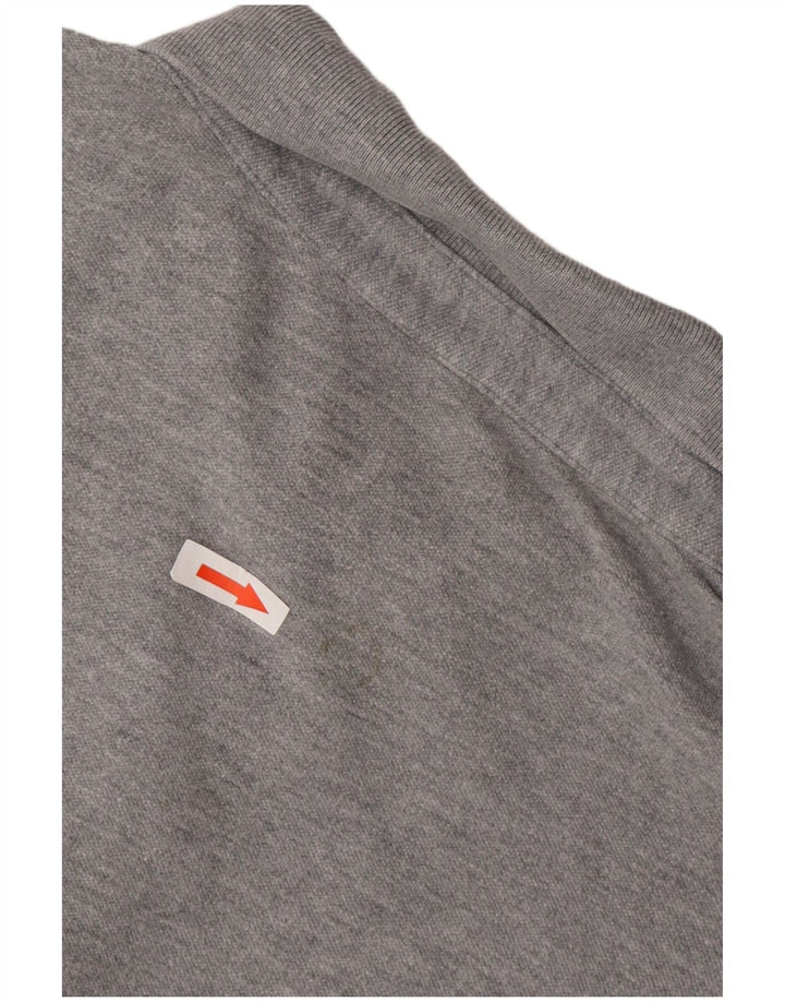 Hugo Boss Mens Slim Fit Polo Shirt Small Grey