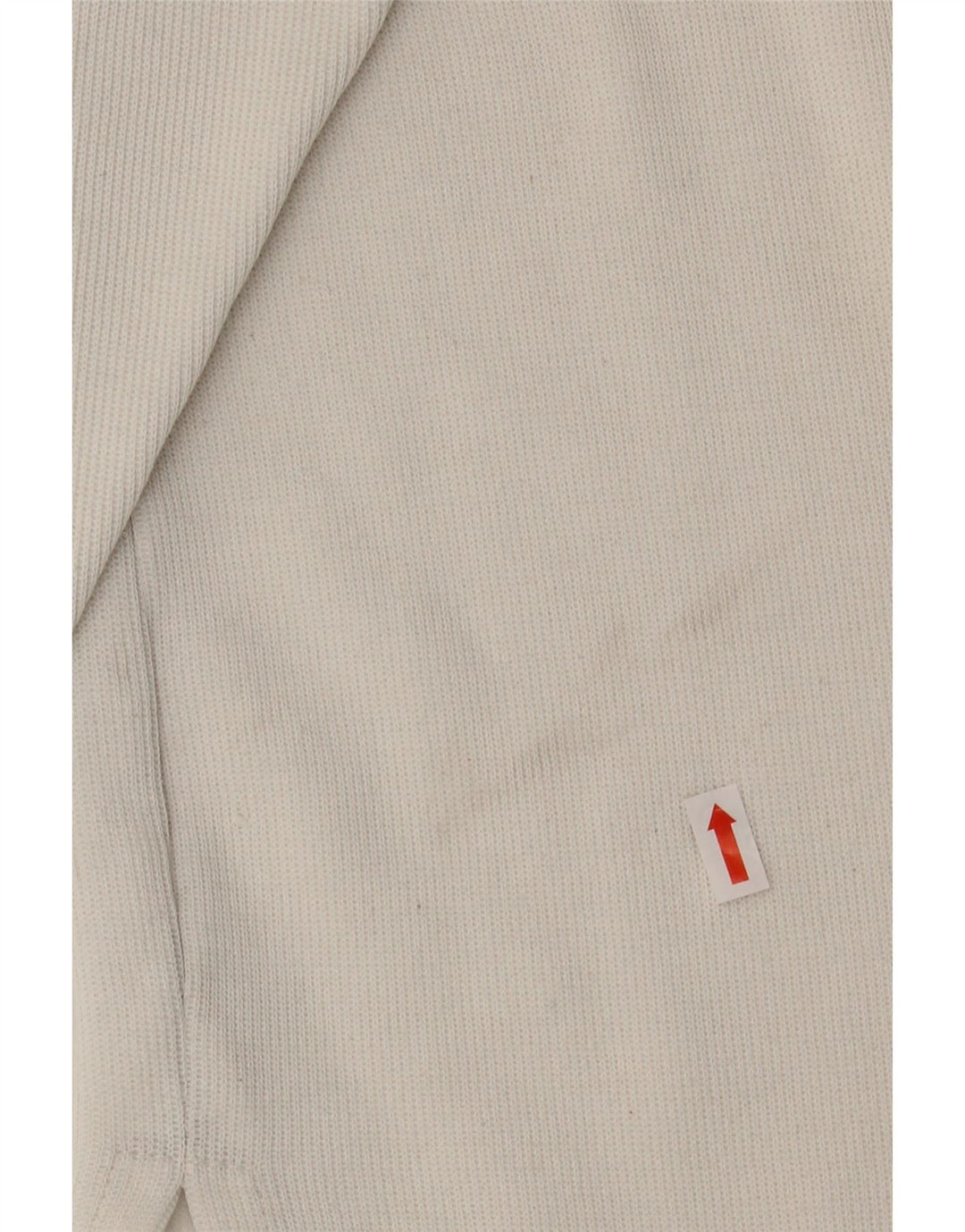 MICHELE BOYARD Mens Zip Neck Jumper Sweater Large White Vintage Michele Boyard and Second-Hand Michele Boyard from Messina Hembry 