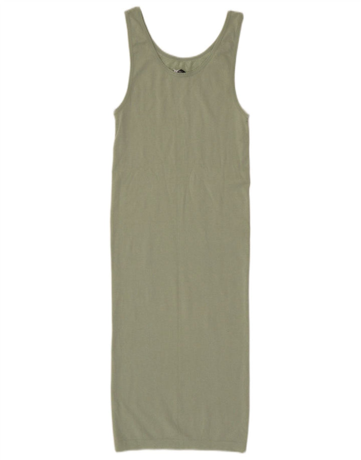 Zara Womens Sleeveless Bodycon Dress UK 12 Medium Green