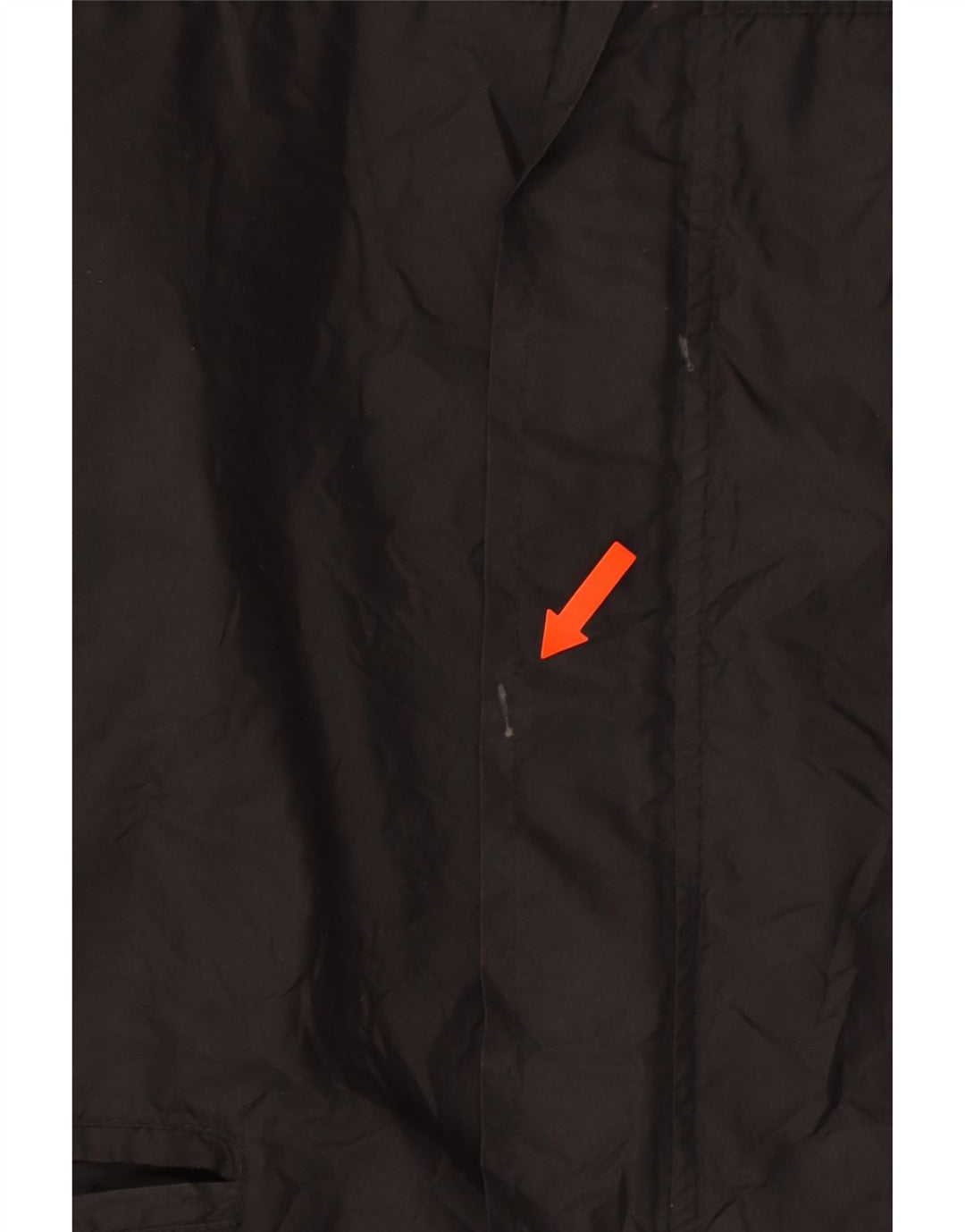 CHAMPION Mens Hooded Rain Jacket UK 42 XL Black Polyamide Vintage Champion and Second-Hand Champion from Messina Hembry 