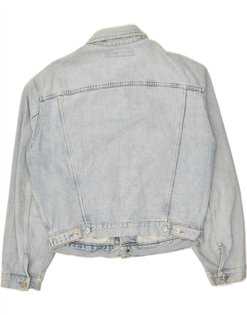 EL CHARRO Womens Denim Jacket UK 18 XL Blue Cotton | Vintage El Charro | Thrift | Second-Hand El Charro | Used Clothing | Messina Hembry 