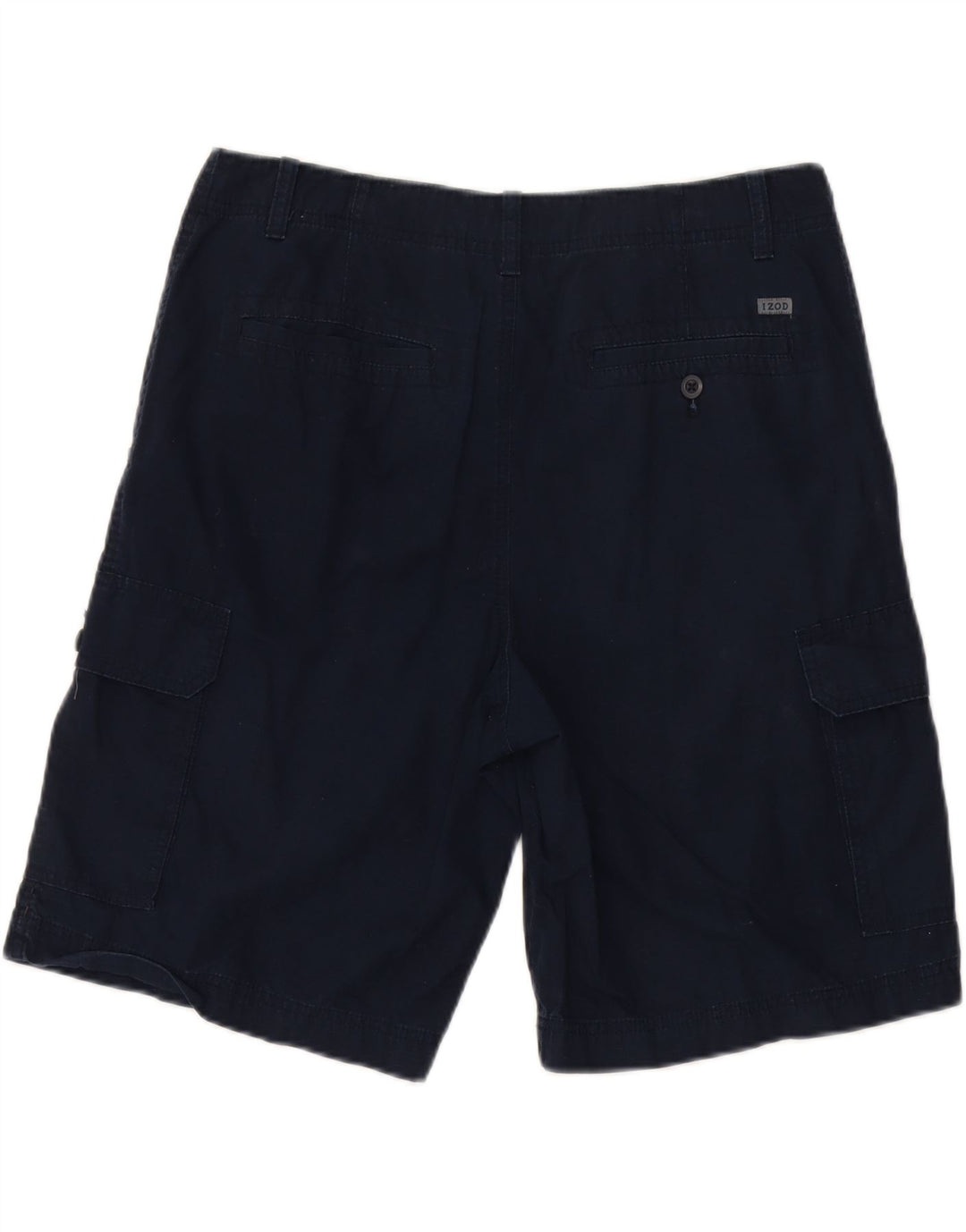 IZOD Mens Cargo Shorts W34 Large Navy Blue Cotton Vintage Izod and Second-Hand Izod from Messina Hembry 
