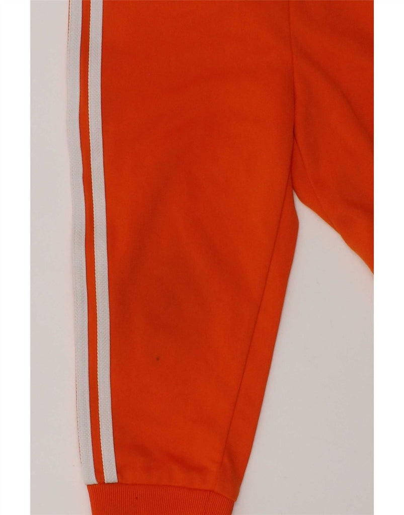 ADIDAS Baby Girls Joggers Tracksuit Trousers 18-24 Months Orange Polyester Vintage Adidas and Second-Hand Adidas from Messina Hembry 