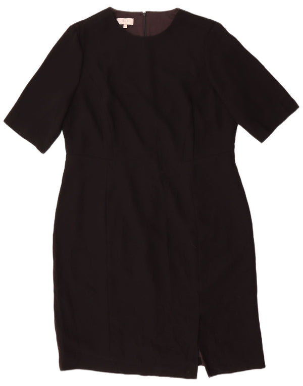 Hobbs Womens Sheath Dress UK 18 XL Black Polyester