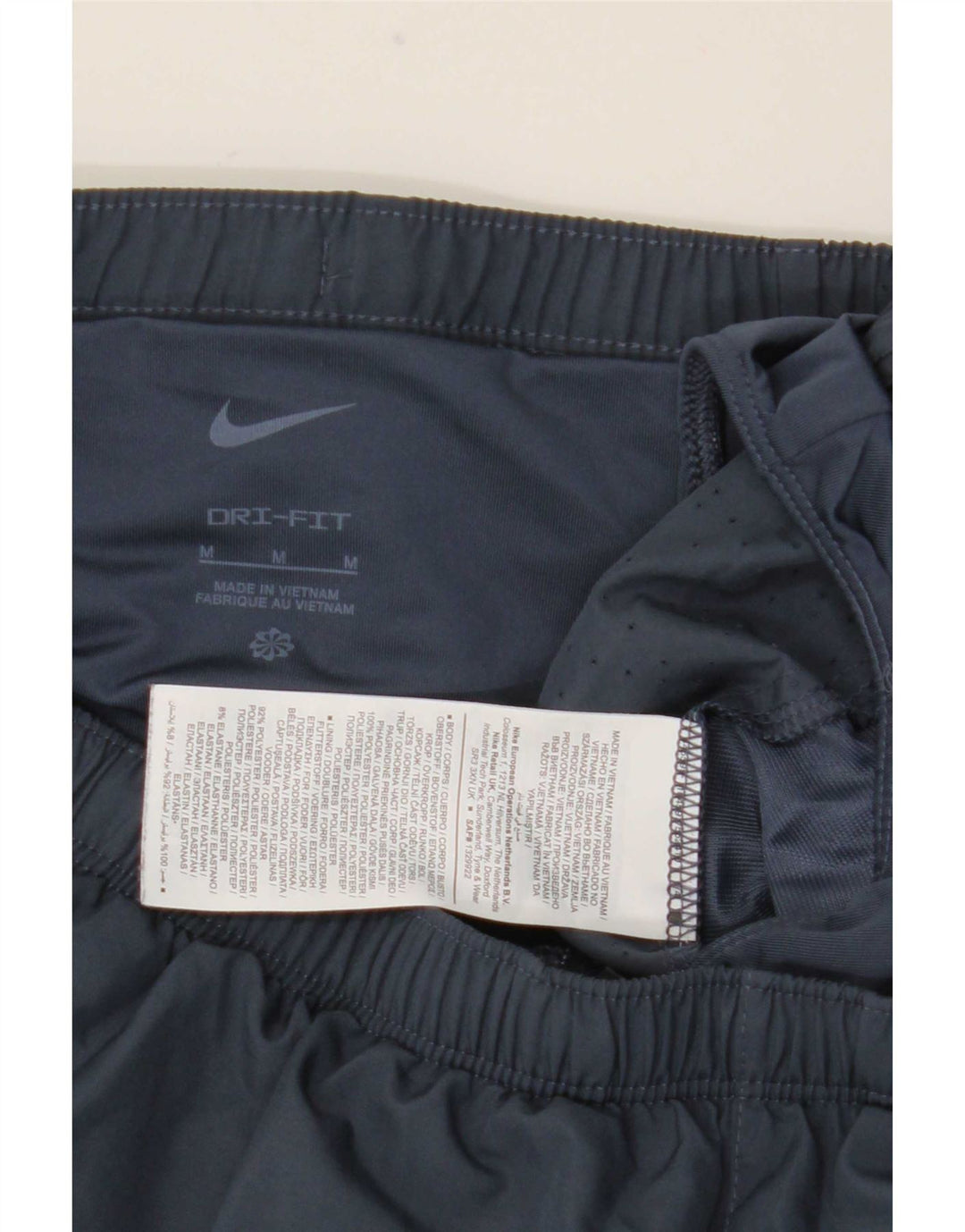 Nike Mens Dri Fit Sport Shorts Medium Navy Blue Polyester
