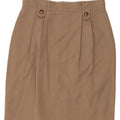 BENETTON Womens Pencil Skirt IT 44 Medium W28  Brown Viscose Vintage Benetton and Second-Hand Benetton from Messina Hembry 