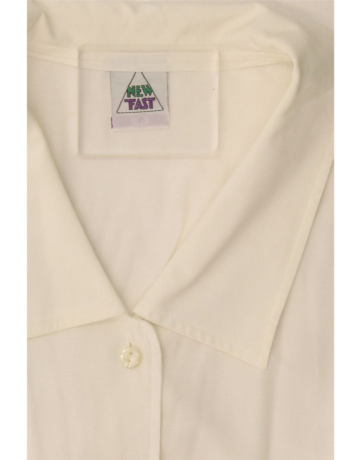 New Fast Womens Short Sleeve Shirt Blouse UK 16 Large White