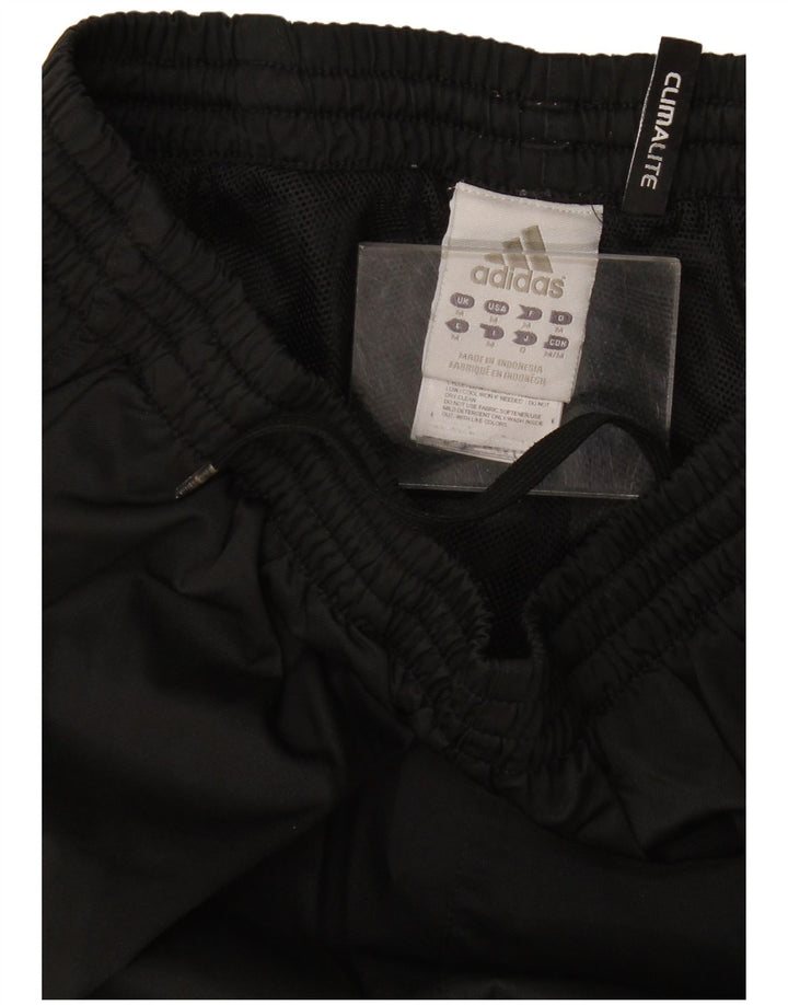 Adidas Mens Climalite Tracksuit Trousers Medium  Black Polyester